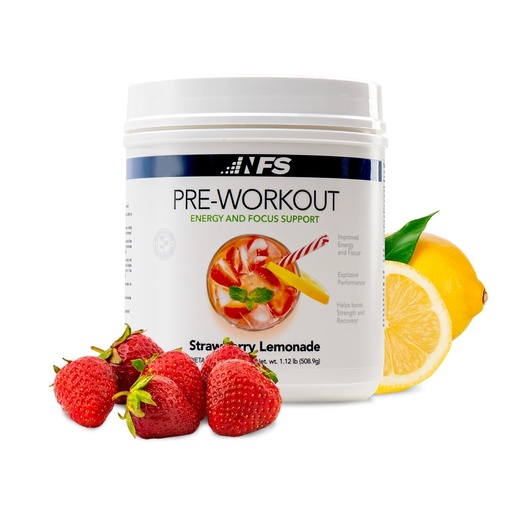 [BRSWKHAICMBGIE3F] NF Sports Pre-Workout 25 Serving Strawberry Lemonade