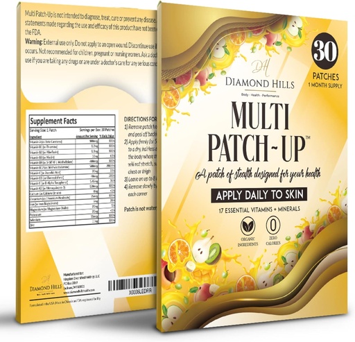 [BRSW2BD3AFYAE33O] Diamond Hills Multi Patch-Up - 30ct щоденні патчі - Немає калорій і цукру безкоштовно