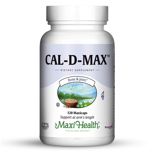 [BRSWIYYIDEPGO3DU] Maxi Health Cal-D-Max - Calcium Citrate - with Vitamin D3 - Bone Support - 120 Capsules - Kosher