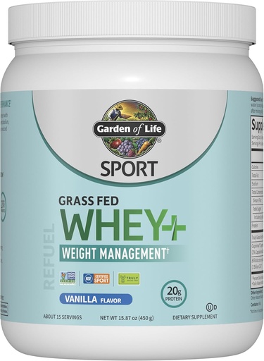 [BRSROAYEC4IQYGQY] Life Sport Whey Plus Kilo Management with Bolt Energy - 20g of Grass Fed Protein Isolate for Women and Men - Vanilla Toz - Capsimax, 2 Milyar CFU Probiyotiks, About 15 Serviss