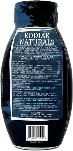 [BRSROCT2C57GCETH] 8oz Wild Alaskan Salmon Oil Formula for Dogs & Cats, a Balanced Blend of Pure Fish Oils with EPA and DHA from Wild-Caught Fish. Support for Skin & Coat, Joints, and Immune Health