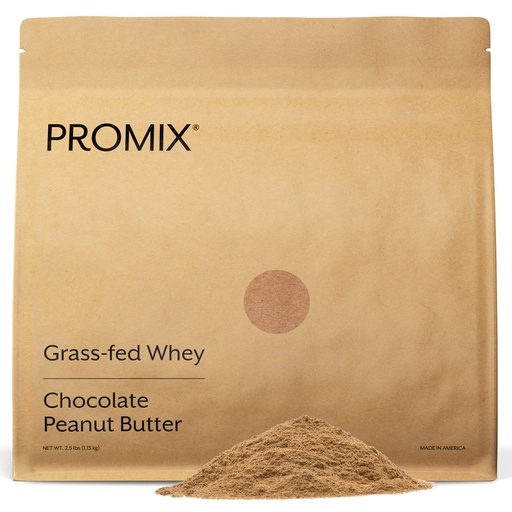 [BRSWEBI7A4BWYDTX] ProMix Nutrition Whey Protein Powder, Chocolate Peanut Butter - Grass-Fed - ­Post Workout Fitness & Nutrition Shakes, Smoothies, Baking & Cooking Recipes - Gluten-Free - 2.5 Pound (Pack of 1)