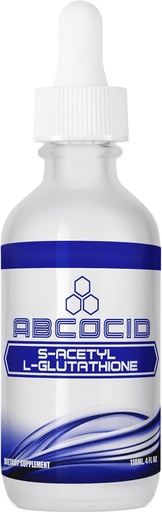 [BRSRMC32A4IRQALA] S-Acetyl L-Glutathione 95 mg, 4 Oz Liquid, 240 Servings, Made in USA, Quick Absorption, Quality Potent Ingredients, Non-GMO, GMP Certified, Cruelty-Free Products