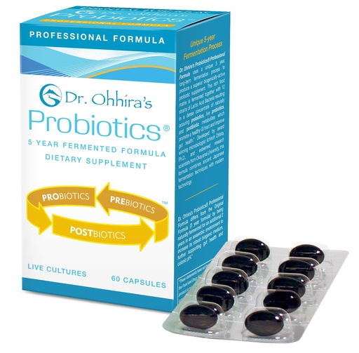 [BRSWIY3QBENR2CI3] Essential Formulas Dr. Ohhira’s Probiotics Professional Formula with 5 Year Fermented Prebiotics, Live Active Probiotics and The only Product with Postbiotic Metabolites, 60 Capsules
