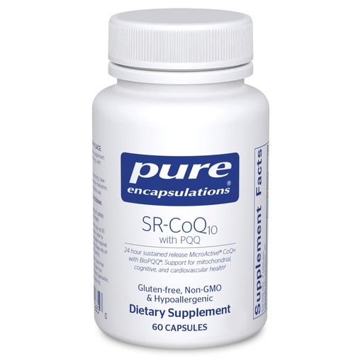 [BRSWIYL6BQPB2EDE] Pure Encapsulations SR-CoQ10 with PQQ - Heart Health Support* - Sustained Release Technology - Antioxidants Supplement - Gluten Free, Vegetarian & Non-GMO - 60 Capsules