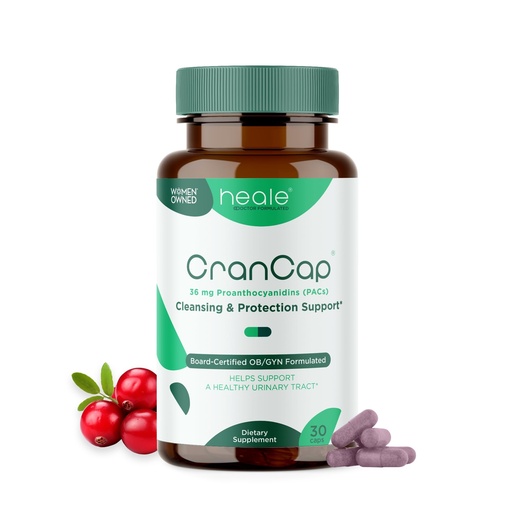 [BRSWG2Q6DMBGEFI2] Cranberry Pills - Urinary Tract Health Cranberry Supplement - 36mg of Potent PACs - Non GMO, Vegan, Gluten Free - by Heale - 30 Capsules