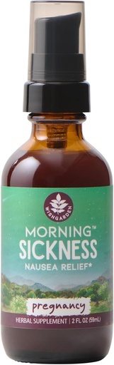[BRSWIGA2ABYRY2A5] WishGarden urter Morning Sygdom Kvalme Støtte - All-Natural Herbal Morning Sygdom Support med pebermynte Leaf & Cardamom, Første Trimester Støtte til gravide kvinder, 2oz