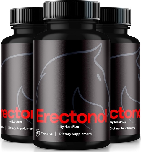 [BRSRAYAYOJ4BOYLP] (3 Pack) Erectonol Capsules for Men, Erectonol Male Dietary Supplement, Daily Formula for Men's Wellness and Peak Performance, Advanced Formula Pills for an Active Lifestyle, Reviews (180 Capsules)