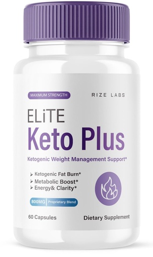 [BRSROHQ3CV6WYDTK] rize labs Elite Keto Plus Capsules, Weight Loss Support, Premium Pills for Overall Health, Maximum Strength Formula Supplement (60 Capsules)