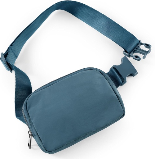 [BRSW2CAROF6RM3TZ] ODODOS Unisex Mini Belt Bag with Adjustable Strap Small Fanny Pack for Workout Running Traveling Hiking, Blue