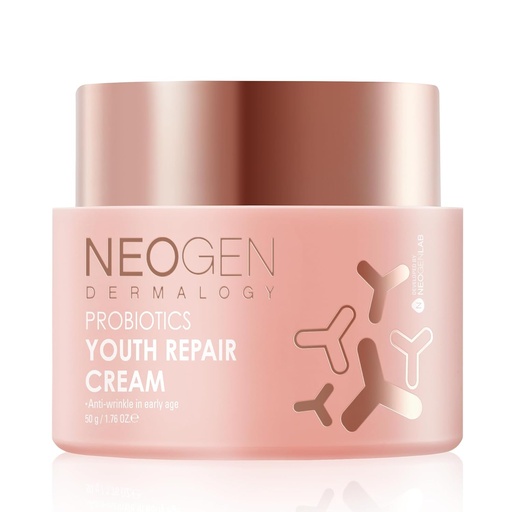 [BRSWYHD4OUPQYDTX] [K-Beauty] Neogen Dermalogy Probiotics Youth Repair Skin Cream Face Lotion w/Superprobiotica, Collagen & 11 Peptides Skin Repair Cream 1.76 oz
