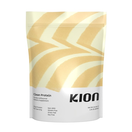 [BRSW2FIOAF4AE3DO] Kion Clean Protein Powder | 30 Servings (Unflavored)