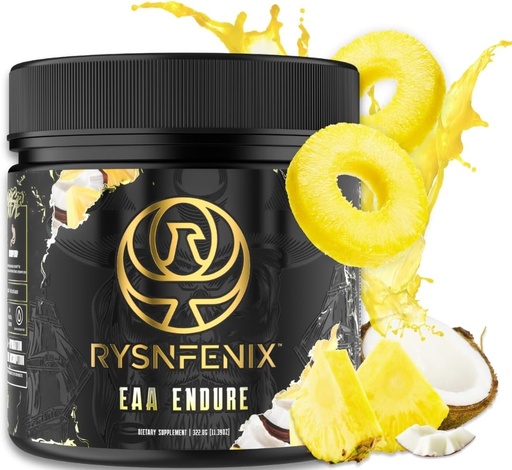 [BRSRAY37CMIBOH3F] EAA Endure - 11g EAA + BCAA with Astragin & Black Pepper Extract for Enhanced Amino Acid Absorption & Aquamin Electrolytes for Hydration | 25 Servings (Pina Colada)