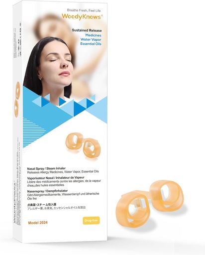 [BRSROHY5PMJQICAZ] WoodyKnows Nasal Spray/Steam Inhaler, New Model 