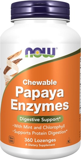 [BRSWIY35CYEBMGT2] ACUM alimente Suplimente, Papaya Enzyme cu menta si Clorofila, Digestive Support*, 360 Pastile masticabile