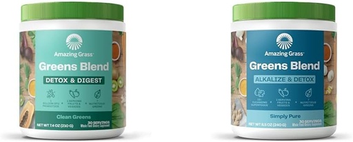 [BRSROAIKAQNRQ2TG] Amazing Grass Greens Blend Detox & Digest & Greens Blend Αλκαλίζ & Detox