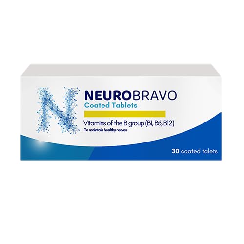 [BRSRAZD6CBYBUCYY] Neurobravo Vitamin B1, B6, B12 Tablets for Nerve Health, Nerve Pain, Numbness, Muscle Stiffness, Muscle Cramp, Impaired Sensation