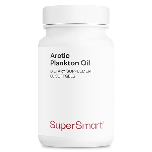 [BRSWGC3RCUMBMALL] Supersmart - Arctic Plankton Oil 1000mg per Day (Patented) - Greater Nutrition Than Fish & Krill Oil Supplement - with Omega-3 Fatty Acids, EPA, DHA & SDA | Non-GMO & Gluten Free - 60 Softgels
