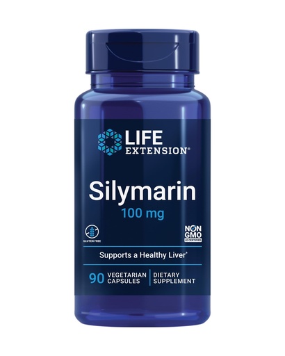 [BRSWKEAPBYDGIDTG] Life Extension Silymarin – Milk Thistle Extract – Supports Liver Health – Gluten-Free, Non-GMO, Vegetarian – 90 Capsules