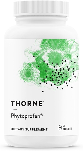 [BRSWIYY2BEDQMFQV] THORNE - Phytoprofeno - Blend Botánico de Ginger, Boswellia y Curcumin - Apoyos Equilibrio y Recuperación de Citoquinas Saludables Después de Lesiones o Cirugía* - Sin gluten, Libre de Soy, Libre de Lácteos - 60 cápsulas