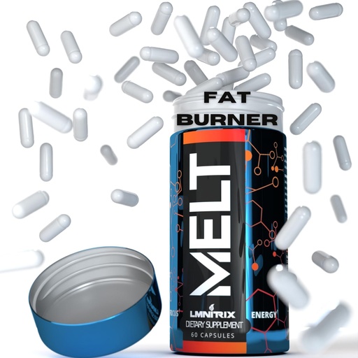 [BRSRMGINAEFB6YA6] MELT - Best Thermogenic Fat Burner for Men & Women - Appetite Suppressant Pills for Fast Weight Loss - Energy Booster and Mental Focus Supplement - Diet Pills That Work - 60 caps