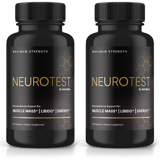 [BRSROBLRDF7BSYL3] (2 Pack) NeuroTest Capsules - NeuroTest Dietary Supplement for Men, NeuroTest Daily Formula for Overall Wellness and Peak Performance, Advanced Formula Pills, Neuro Test Reviews (120 Capsules)
