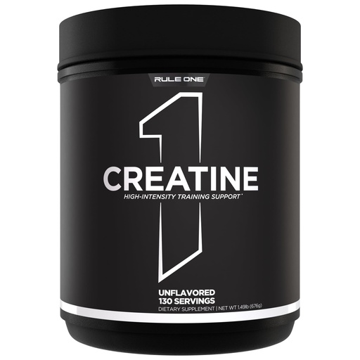 [BRSRAYY5PINWEFD4] Rule 1 Proteins Creatine Powder – Pure Micronized Creatine Monohydrate for High-Intensity Exercise and Lean Body Mass Support, Flavored and Unflavored (130 Servings, Unflavored)