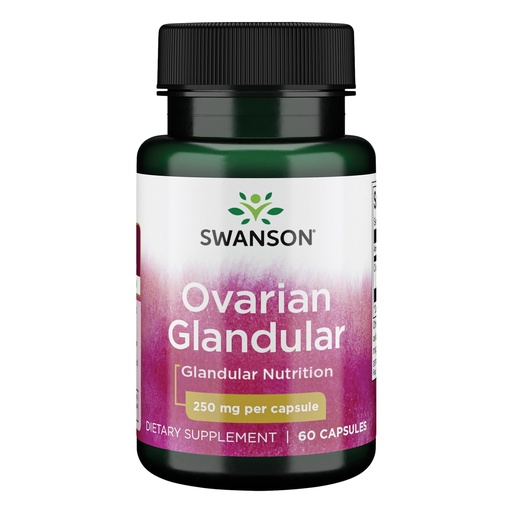 [BRSWIZQPA4IRQAI3] Swanson Raw Ovarian Glandular 250Mg 60 Capsules