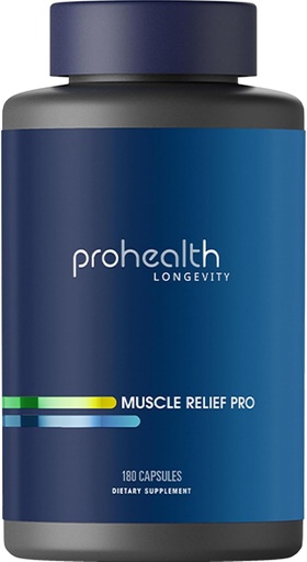 [BRSRMGQFOUNAK3L6] ProHealth Joint & Muscle Relief Pro - Glucosamine Chondroitin, Turmeric, Magnesium, MSM, Malic Acid, Boswellia. Supplement to Help Decrease Muscle & Joint Discomfort & Sleep Better (30 Servings)