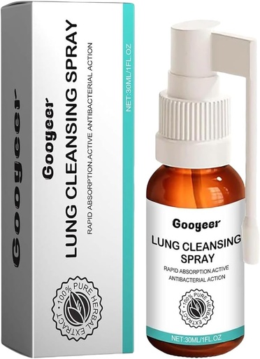 [BRSRAFQRDICGGFYZ] Lung Cleansing spray Herbal Lung Clear Detox dla palaczy