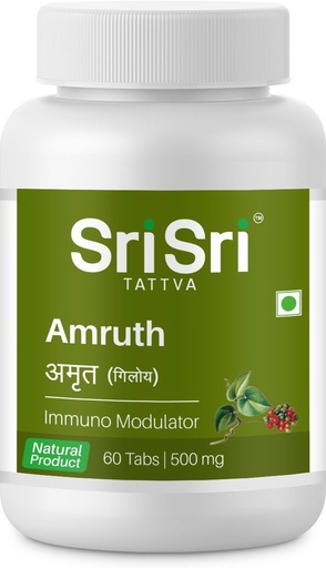 [BRSWKFI3BR6QCDLU] Sri Sri Products Ayurveda Amruth Immuno Modulator Tablet 500Mg PACKOF 2