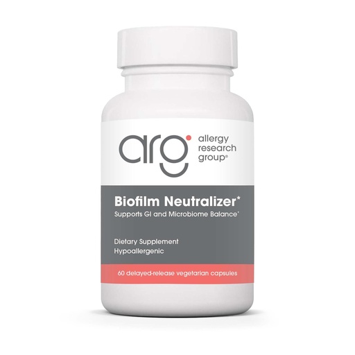 [BRSW2HD5DN7AID3L] Allergy Research Group Biofilm Neutralizer - Biofilm Defense, EDTA Supplement, Proteolytic Enzymes, Serrapeptase, Vegetarian Capsules - 60 Count