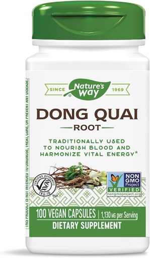 [BRSWIYAFBZ6AOF3C] Nature's Way Dong Quai Root, 565mg, 100 Capsules (Pack of 2)
