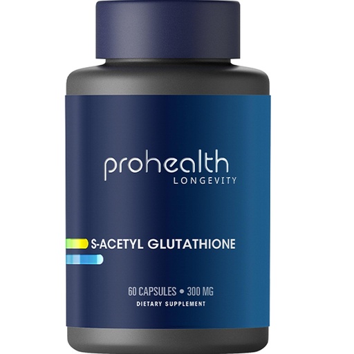 [BRSWGZIQCMFAMDLO] ProHealth S-Acetyl Glutathione (Emothion™) (300 mg - 60 Capsules)