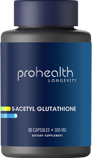 [BRSWGZIQCMFAMDLO] ProHealth S-Acetyl Glutathione (EmothionTM) (300 mg - 60 cápsulas)