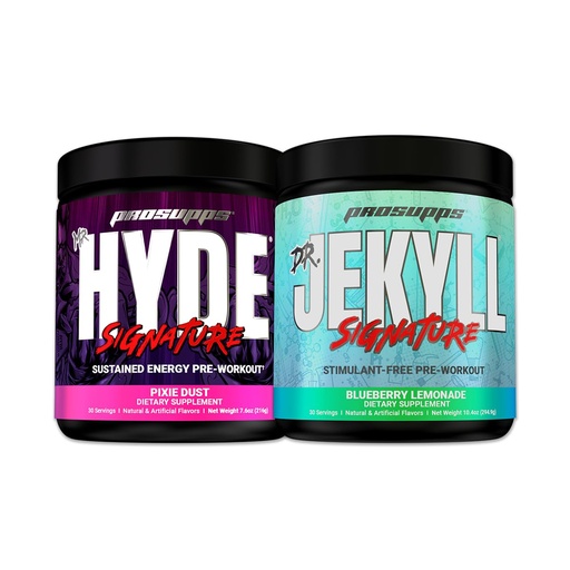 [BRSROBT2DIPA4DLK] ProSupps Mr Hyde Signature 30-Serve Pixie Dust and Dr. Jekyll Signature Blueberry Lemonade