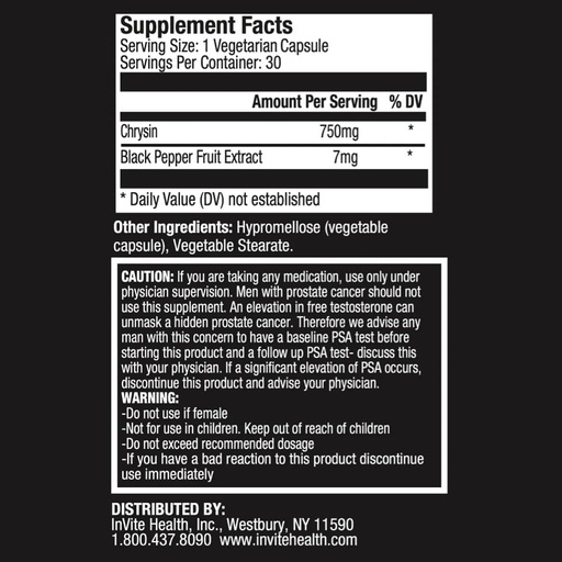 [BRSWI2QLAIMAMYLY] Invite Health Prostate Hx Health Supplement for Men, Provides Advanced Support for Prostate Health, Non-GMO Dietary Supplement, 120 Vegetarian Capsules