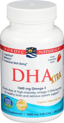 [BRSWIF3ZOFYB2EDC] Nordic Naturals Strawberry Dha Xtra 1660 Mg 60 Sg, 60 Ct