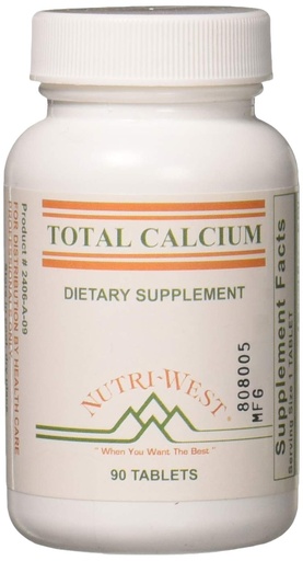 [BRSWKHQEBR7GIHTU] Nutri-West - Total Calcium - 90 by Nutri-West