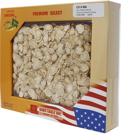 [BRSWGAYOOYBQGCDP] DOL American Ginseng Slices from Wisconsin (Sliced Ginseng Root Wisconsin Grown!Most People Use It to Make Ginseng Tea! Good for Health! 8OZ/Box
