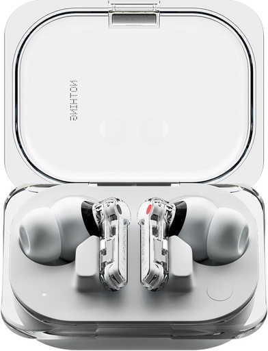 [BRSROCQZCEAQAF3P] Nothing Ear (a) Wireless Earbuds, 45dB Hybrid Noise Cancelling Earbuds, Hi-Res Audio, Advanced Equaliser, Dual Connect, 6 Mics, 42.5H Playtime Ear Buds Wireless Bluetooth, White
