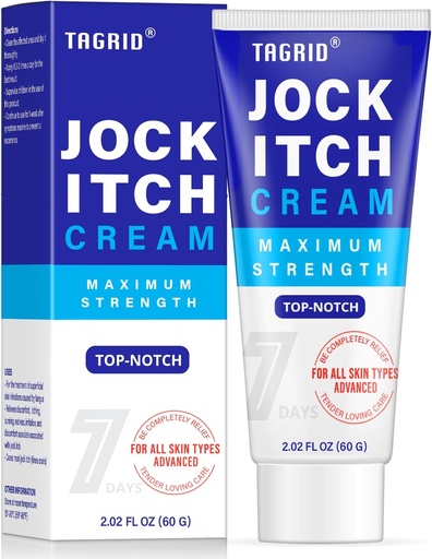 [BRSRMHD5CUMBAELP] TAGRID Jock Itch Cream, Jock Itch, Jock Itch Cream Extra Kraft für Männer & Frauen, Itchy Balls Cream, Yeast Infection Behandlung für Männer & Frauen, Itch Cream - Leistungsstark und schnell - 60g