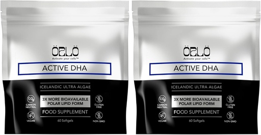 [BRSRMGIZAQIG2A33] Orlo DHA – Vegan DHA Supplement (EPA & DHA) – Omega 3 Fish Oil & Krill Alternative – Plant-Based Omega-3 Algae Oil – Brain & Heart Support (120 Mini Burpless Softgels)
