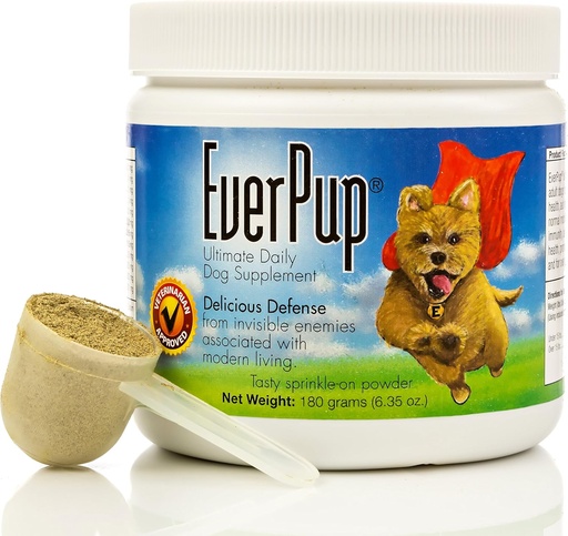 [BRSWIZI5OIEAEHT4] EverPup Ultimate Daily Dog Supplement with Glucosamine, Prebiotyki, Probiotyki, Apoptogeny, Witaminy i Minerały dla Zdrowych Joints, Immunitet, Pokarm, Zdrowie skóry