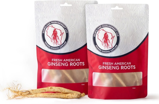 [BRSWGCARBB5QYDT5] Dairyland Management LLC Fresh American Ginseng Roots (16 oz)