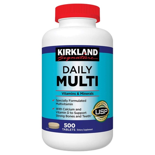 [BRSWGFDYCUHQKF3H] Kirkland Signature Daily Multi, 500 Tablets (2 Pack)