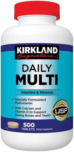 [BRSWGFDYCUHQKF3H] Kirkland Signature Daily Multi, 500 tabletek (2 opakowania)