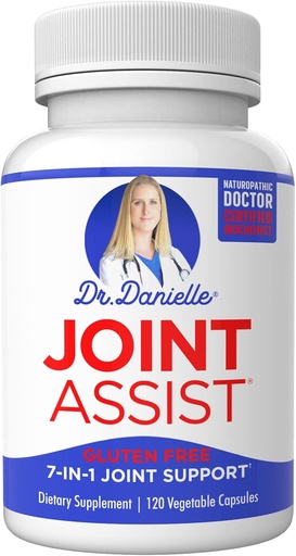 [BRSRM23RCV7WKEY4] Doctor Danielle Joint Assist - Glucosamine Chondroitin Turmeric Msm Boswellia - Joint Support & Relief - 120 Capsules