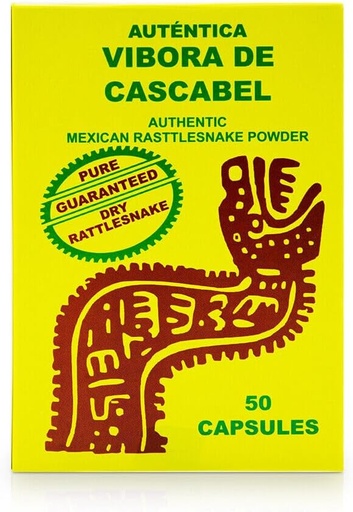 [BRSRAYIKB4NWE3Y6] Generic Vibora de Cascabel Capsules Oral Treatment Skin Care Pimples & Acne 50 Caps