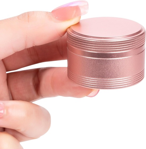 [BRSROAD7BN7BGYLK] Small Metal Box Pill Container - Travel Pill Case tahan air untuk Purse Pocket, Portable Single Medicable Organizer Daily Vitamin Medication Pill Pink